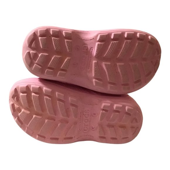 Crocs Toddler Girls Size 8 Pink Rainboots - Picture 5 of 8